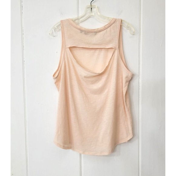 Athleta Light Pink Tank Top with Back Cut Out - Picture 5 of 5